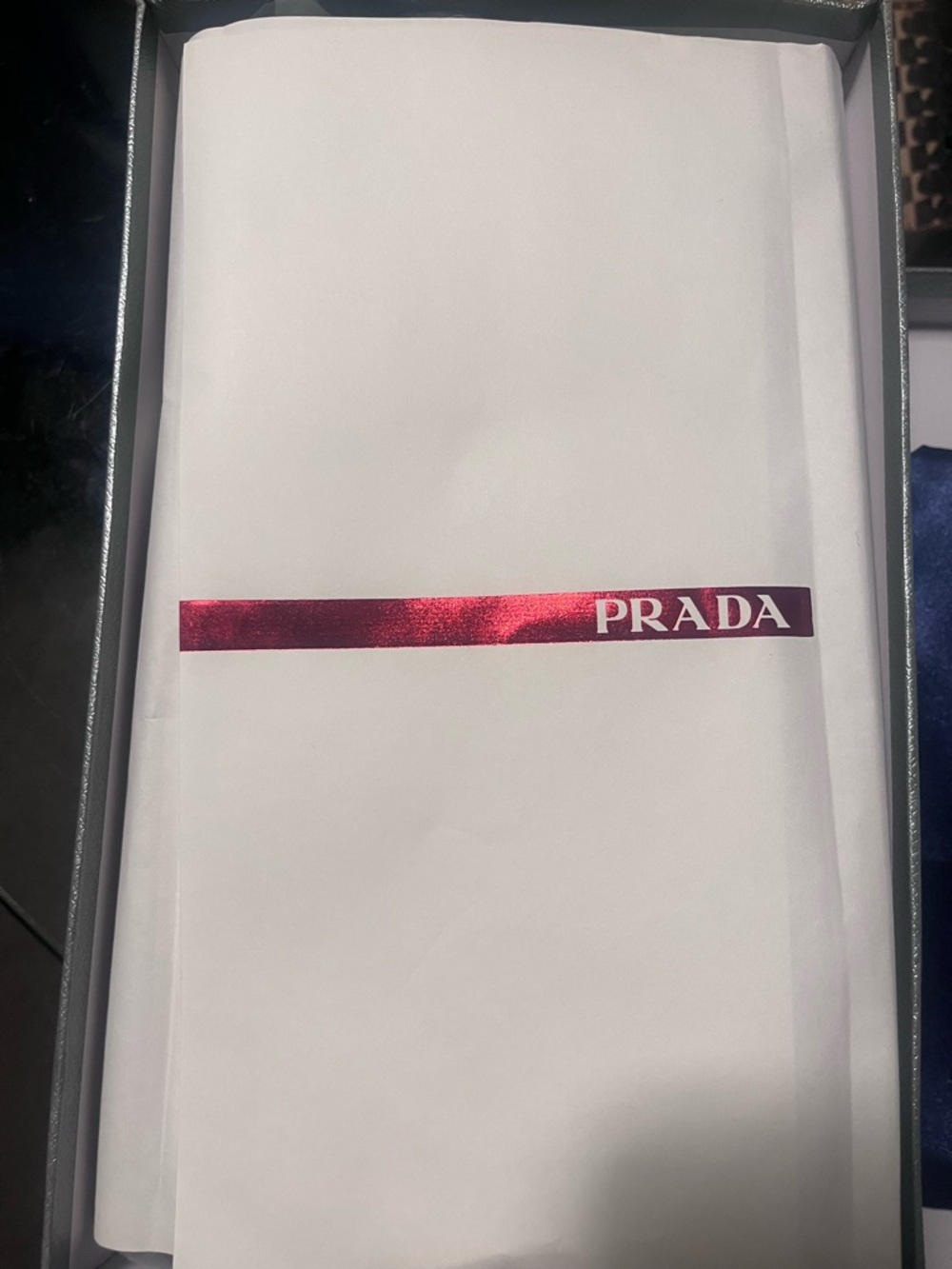 Prada Green and White Men's Sneakers - Picture 4 of 4